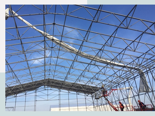 Шатровые ангары от 620 руб. в Сочи и Краснодарском крае