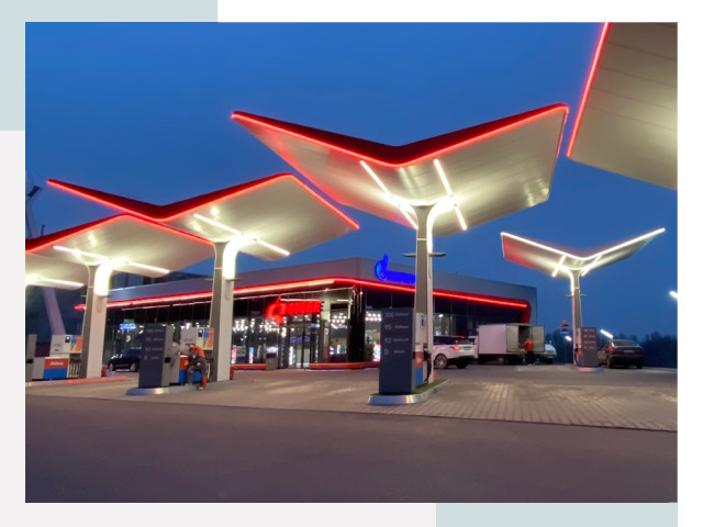 Навесы для АЗС в Сочи