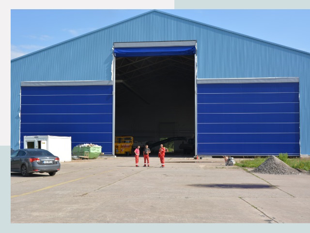 Ангарные ворота в Сочи от СтальСтрой-Счи по цене 620 руб.