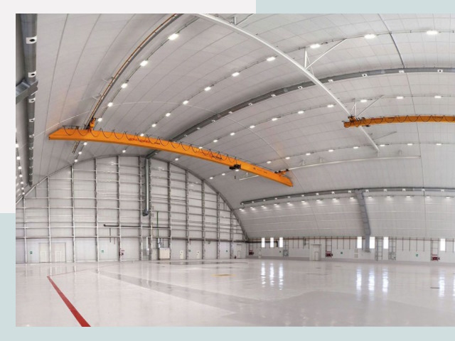 Оснащение ангаров в Сочи от СтальСтрой-Счи - цена от 620 руб.