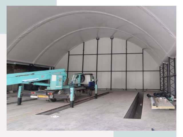 Внутреннее оснащение ангаров в Сочи