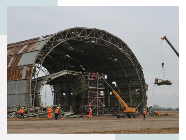 Демонтаж ангаров в Сочи