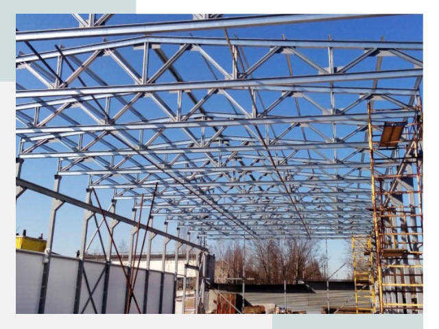 Металлокаркасы для складов в Сочи