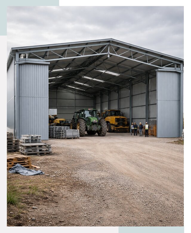 Ангары для сельхозтехники в Сочи от 20672 р. | СтальСтрой-Счи