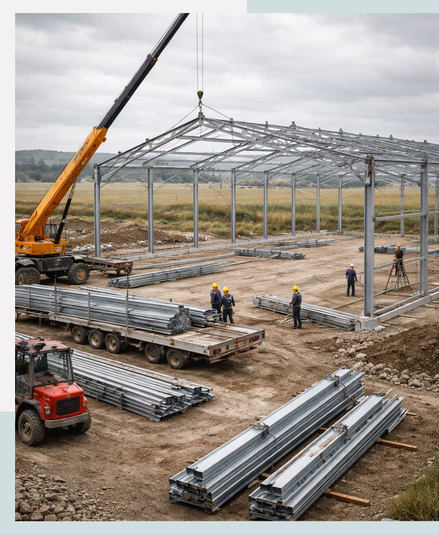 Строительство ангаров для сельхозтехники в Сочи под ключ