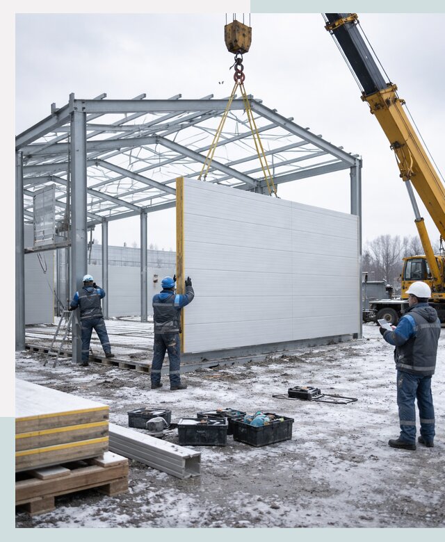 Строительство холодильных складов под ключ в Сочи