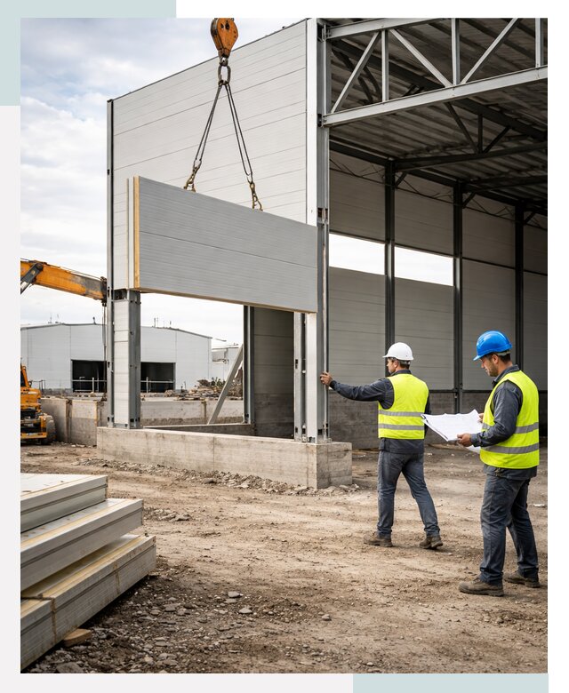 Склад из сэндвич панелей под ключ в Сочи от 9819 р. | СтальСтрой-Счи