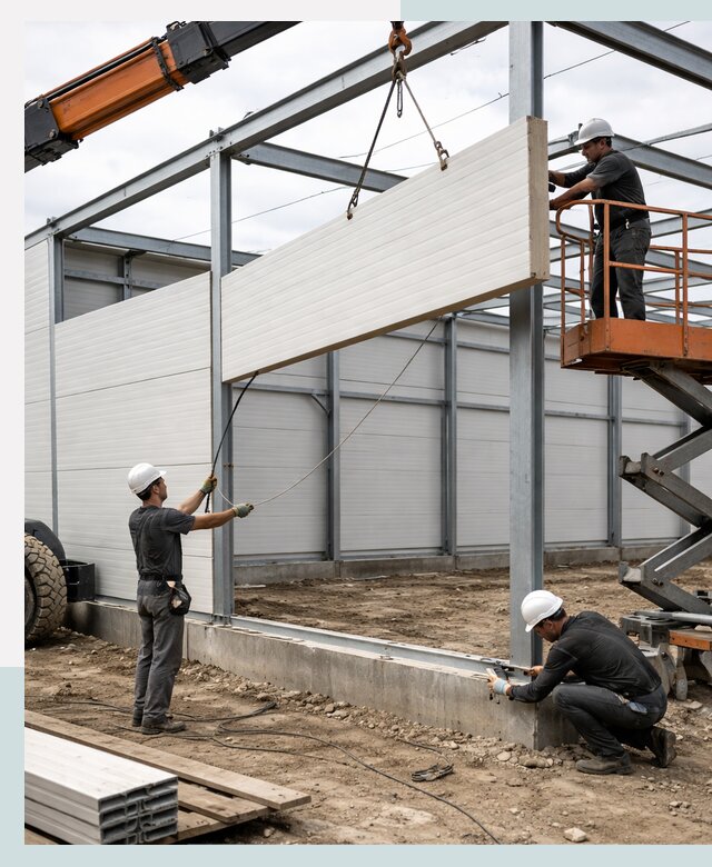 Строительство складов из сэндвич панелей в Сочи под ключ