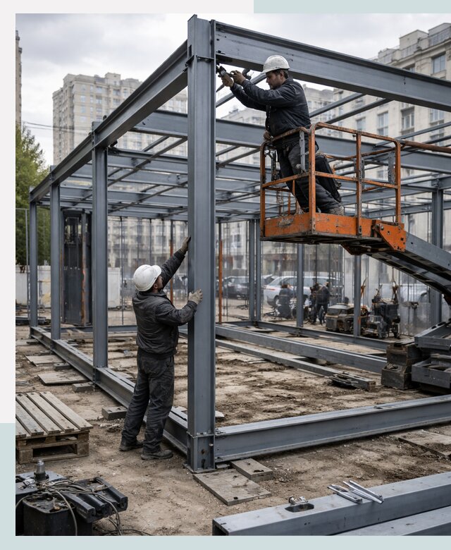 Строительство и монтаж торговых павильонов под ключ в Сочи