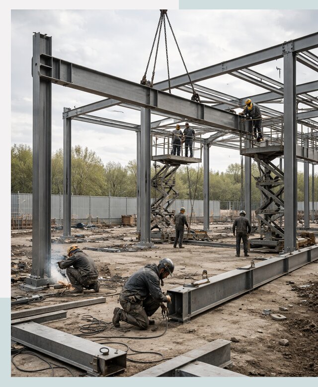 Строительство выставочных павильонов из металлоконструкций в Сочи