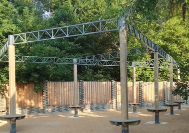 Терраса из металлоконструкций под ключ, проектирование, изготовление и монтаж от СтальСтрой-Счи